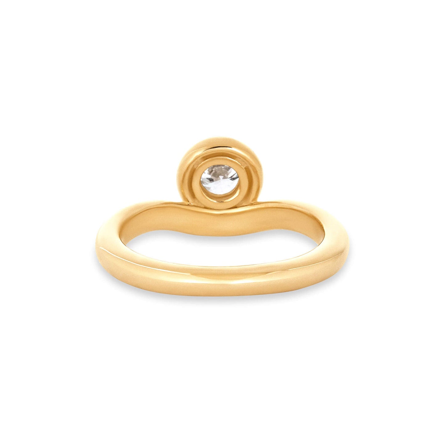 Lab-Created Diamond Bonbon Merge Ring 0.5CTW