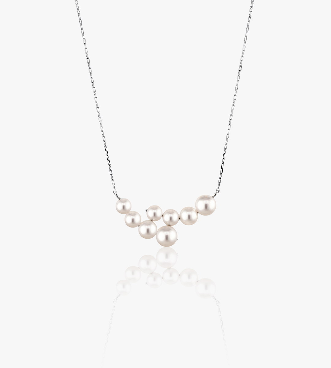 Sterling Silver Balance Design Necklace