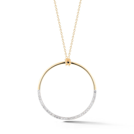 Large Halfmoon Pendant in 14kt Gold