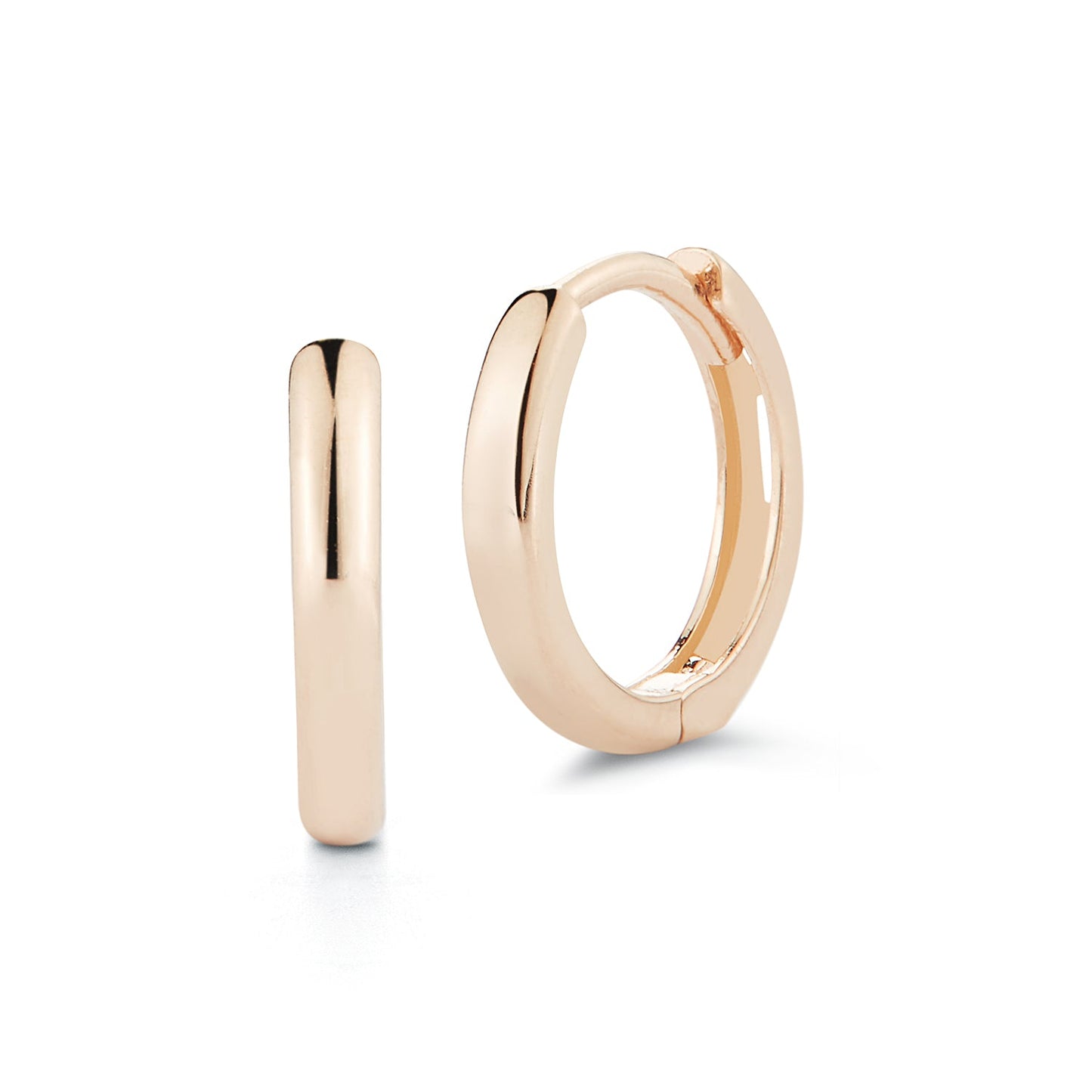 14kt Rose Gold Hoop Earrings