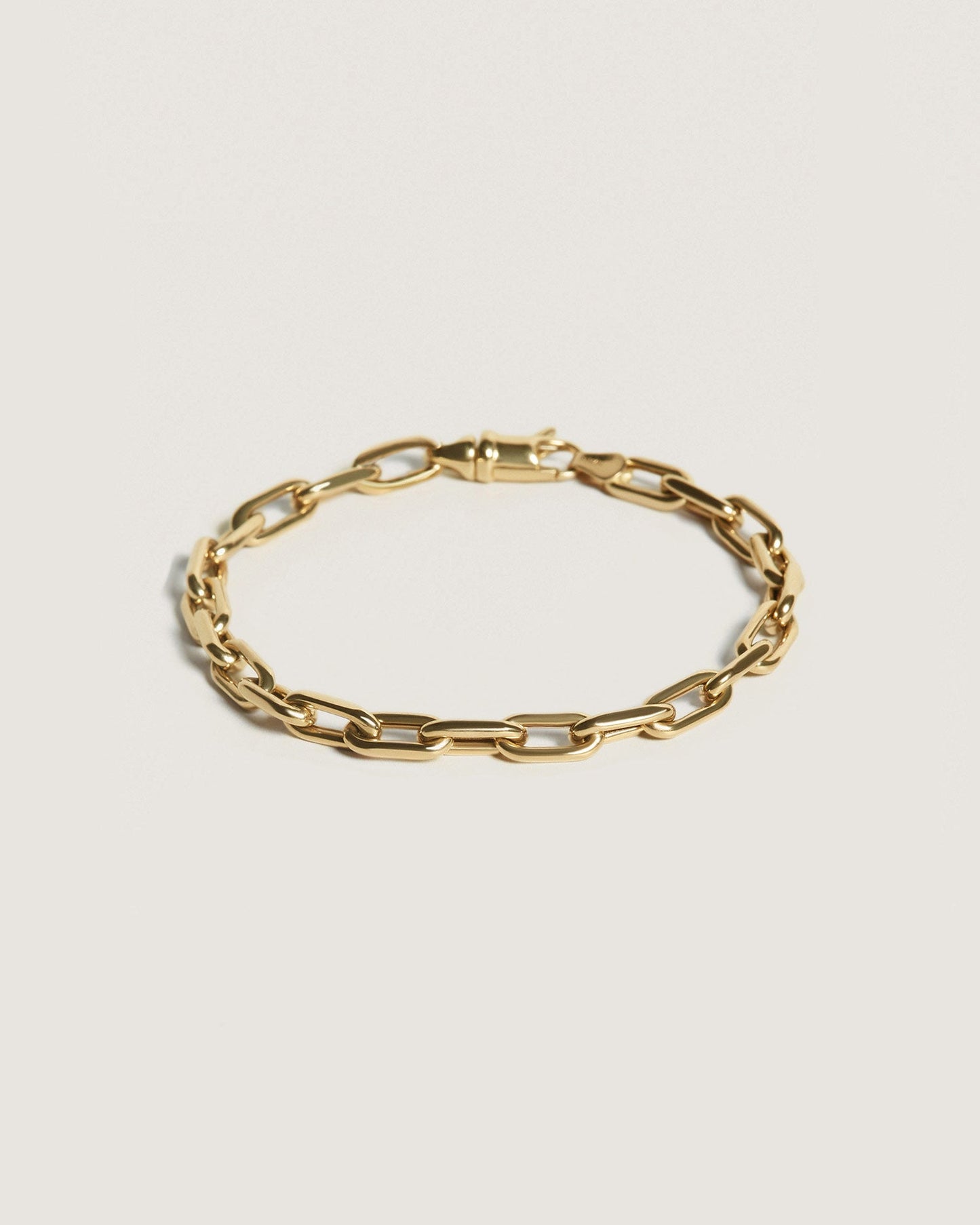 Elegant Link Chain Bracelet in Silver