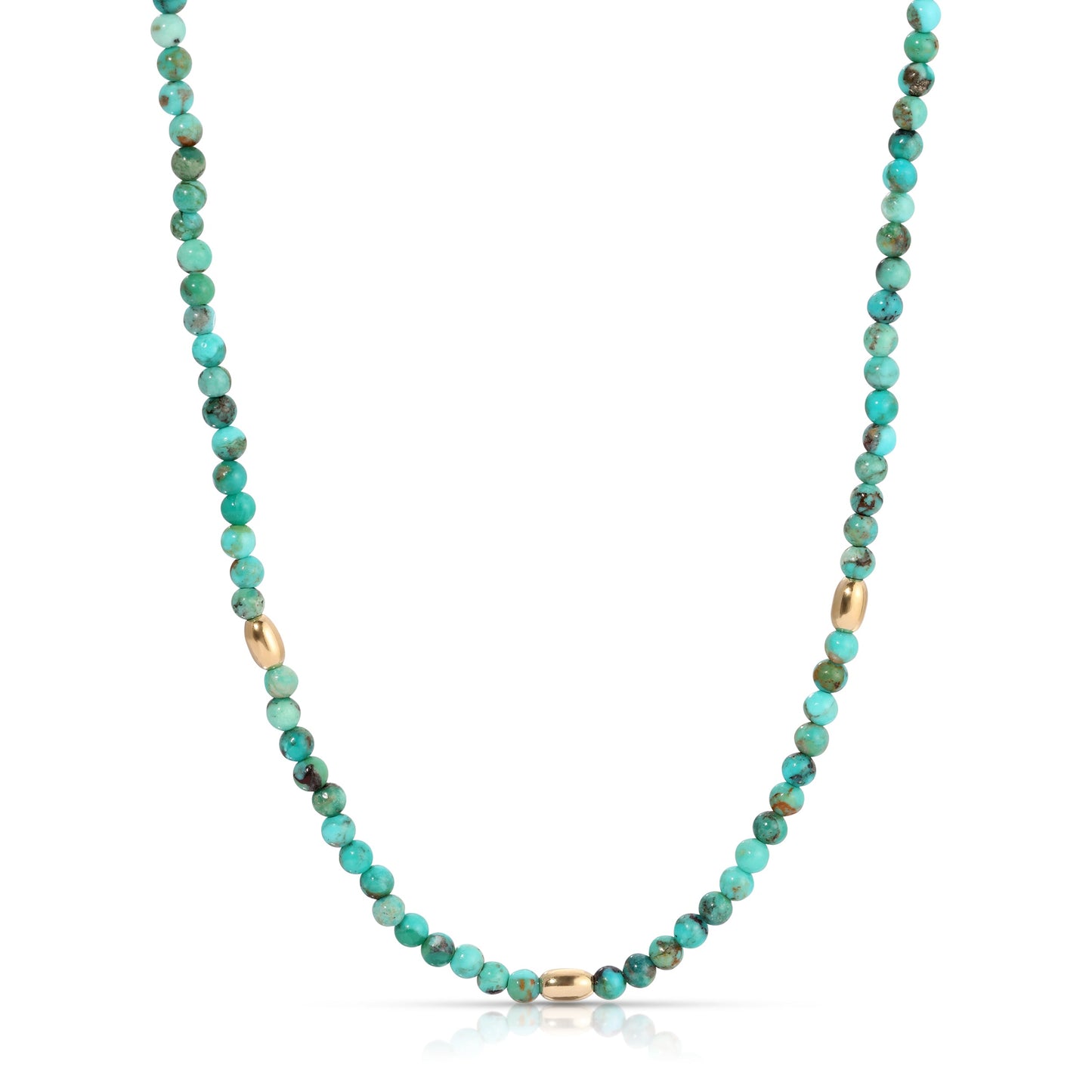 Turquoise Beaded Choker Necklace for Women