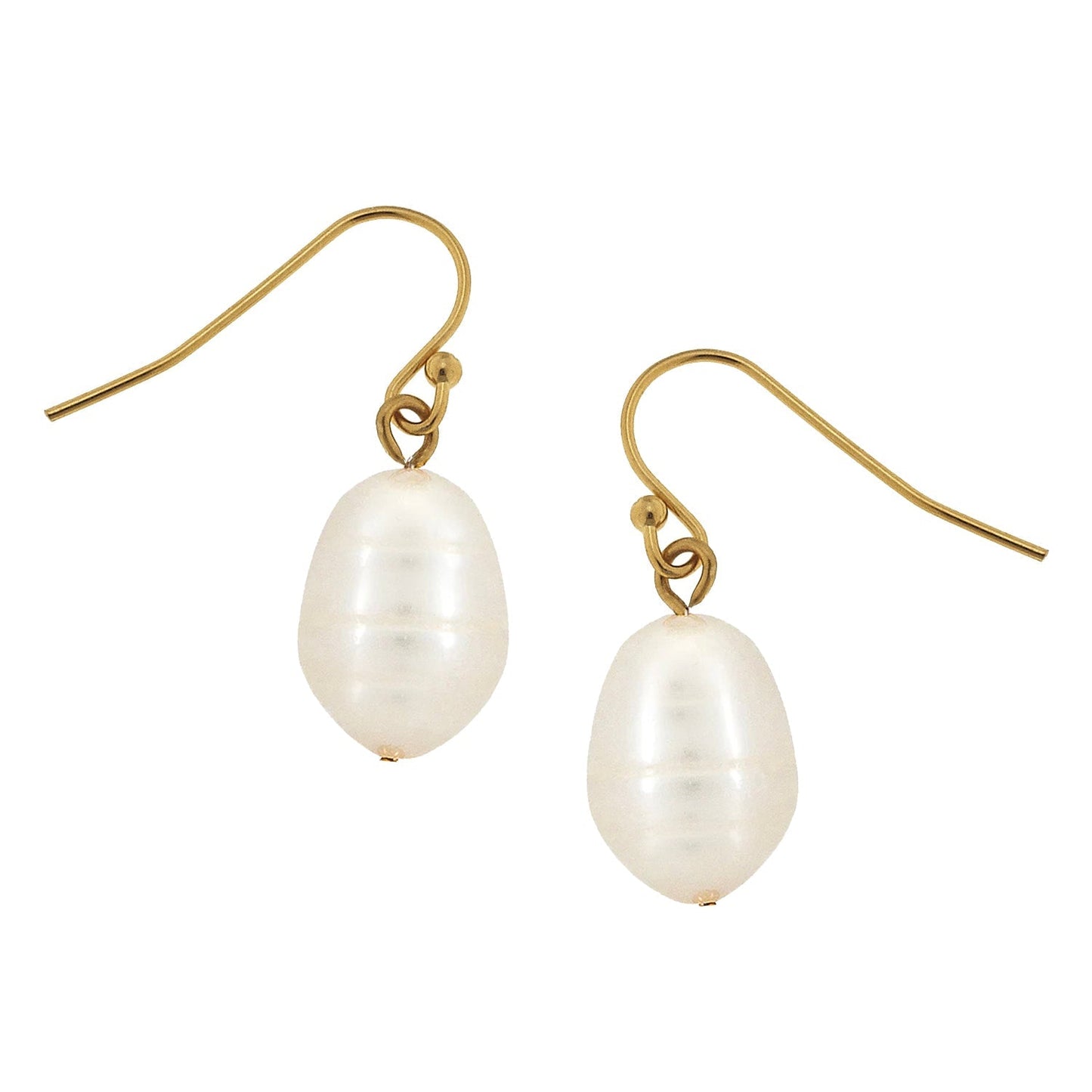 Elegant Freshwater Pearl Drop Earrings 2