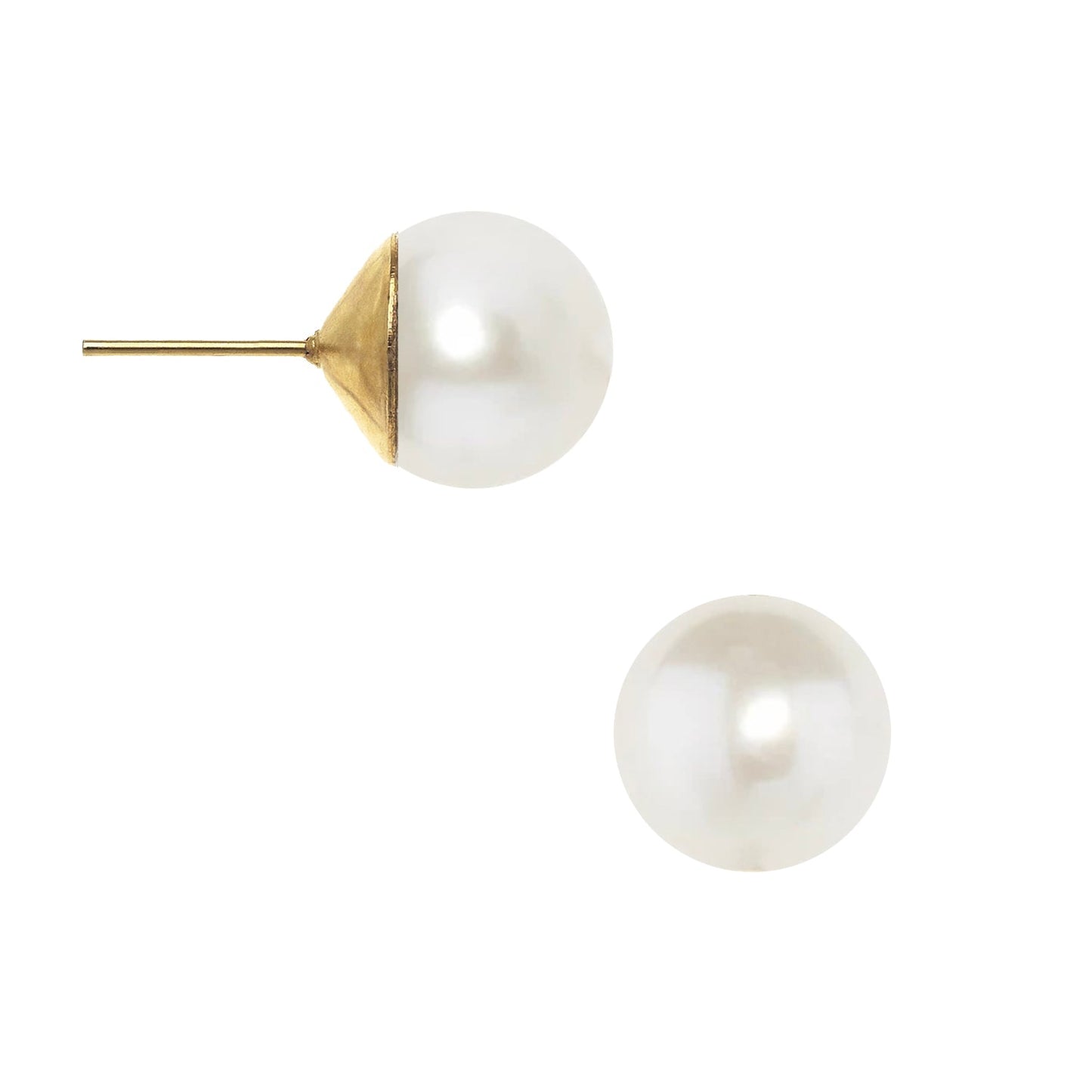 Elegant Pearl Stud Earrings