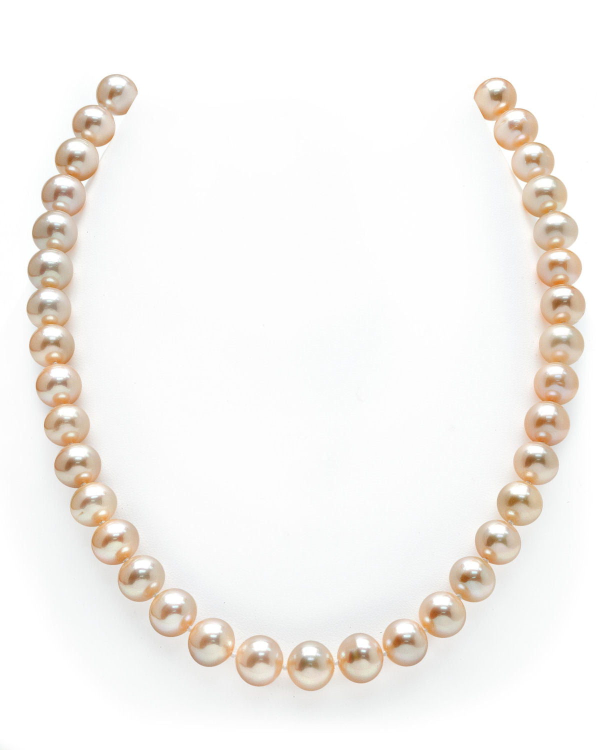 Peach Freshwater Pearl Necklace in AAA Quality 1