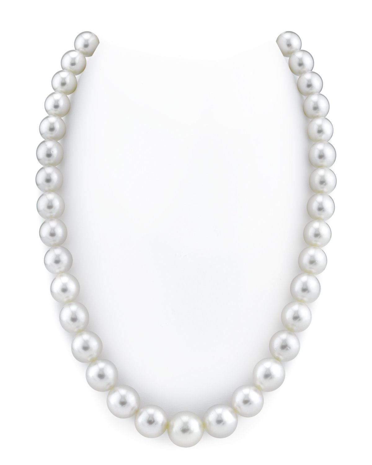 White South Sea Round Pearl Necklace 10-11mm AAA Quality