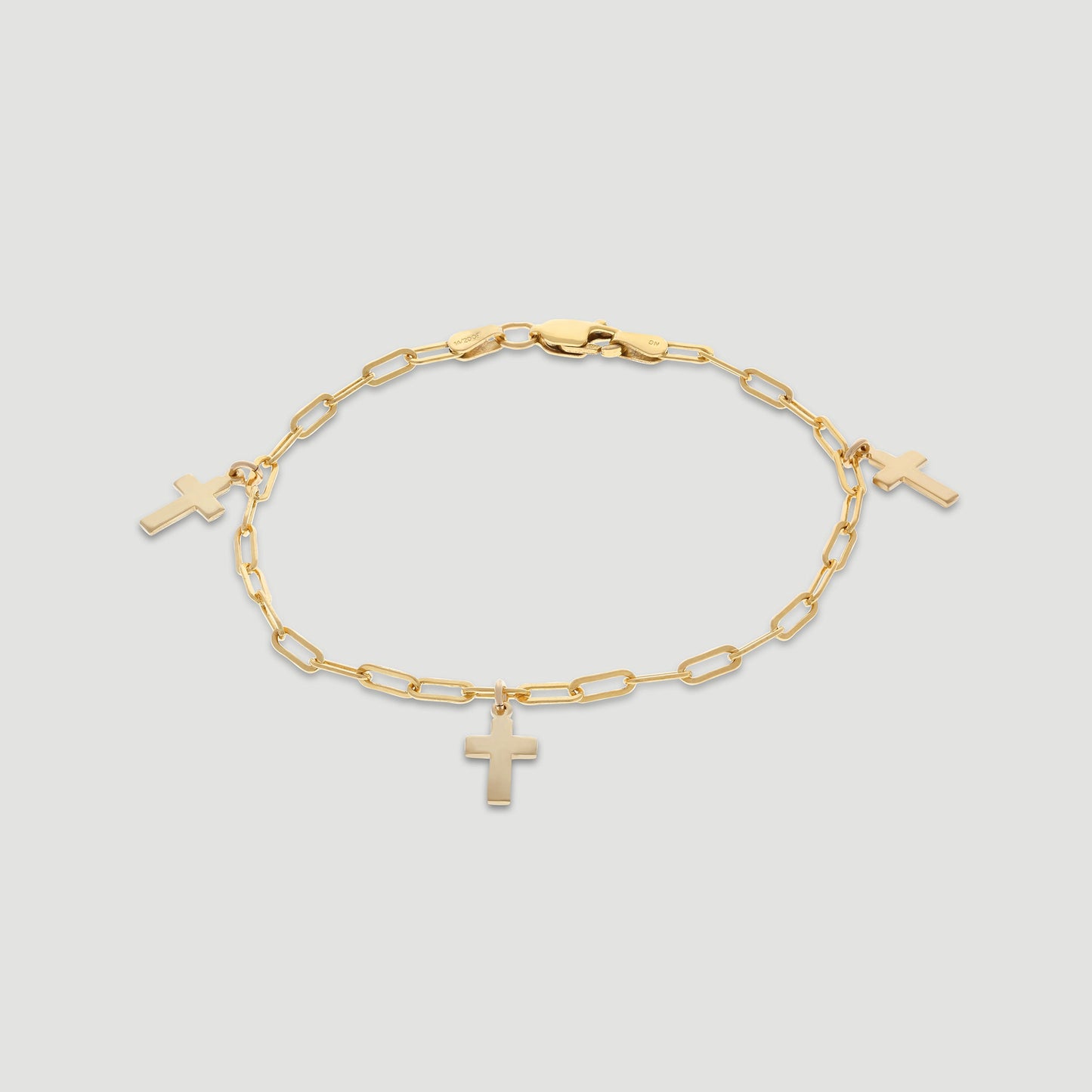 Silver Cross Bracelet for Everyday Wear