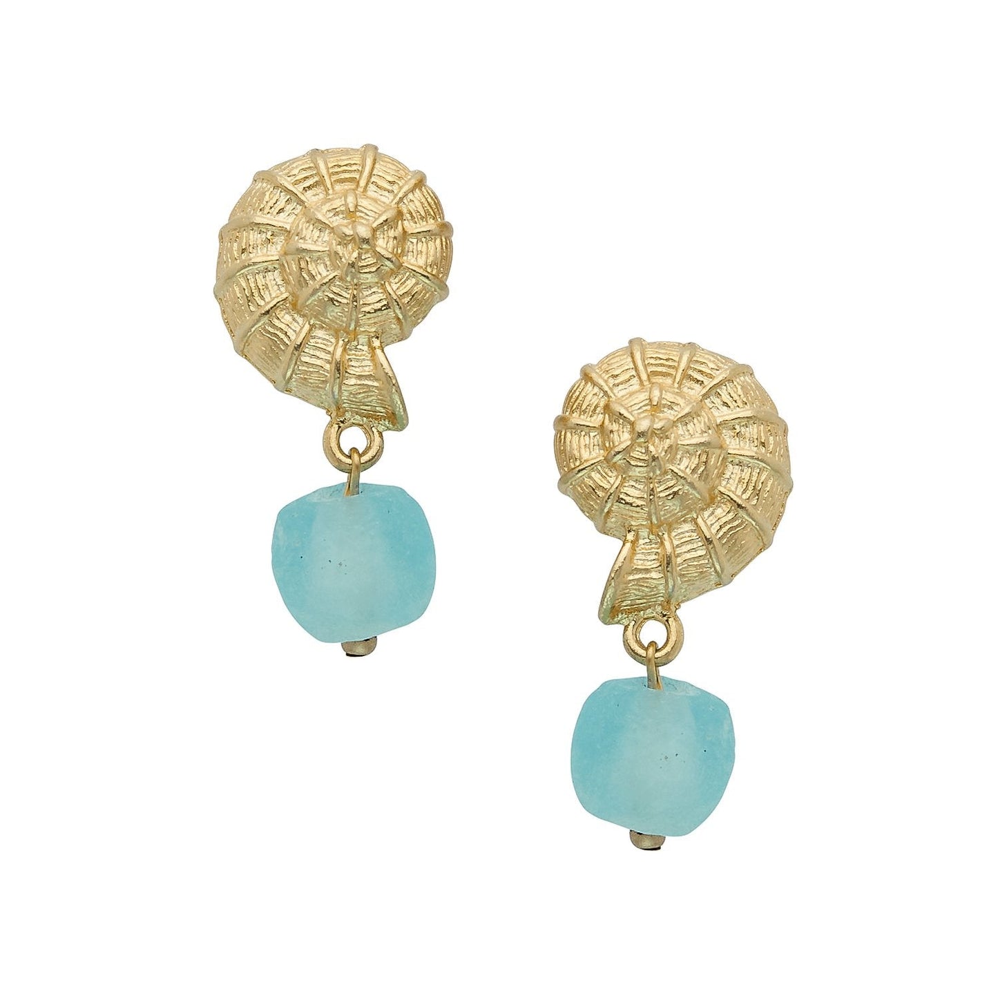 Shell Drop Dangle Earrings in Elegant Design