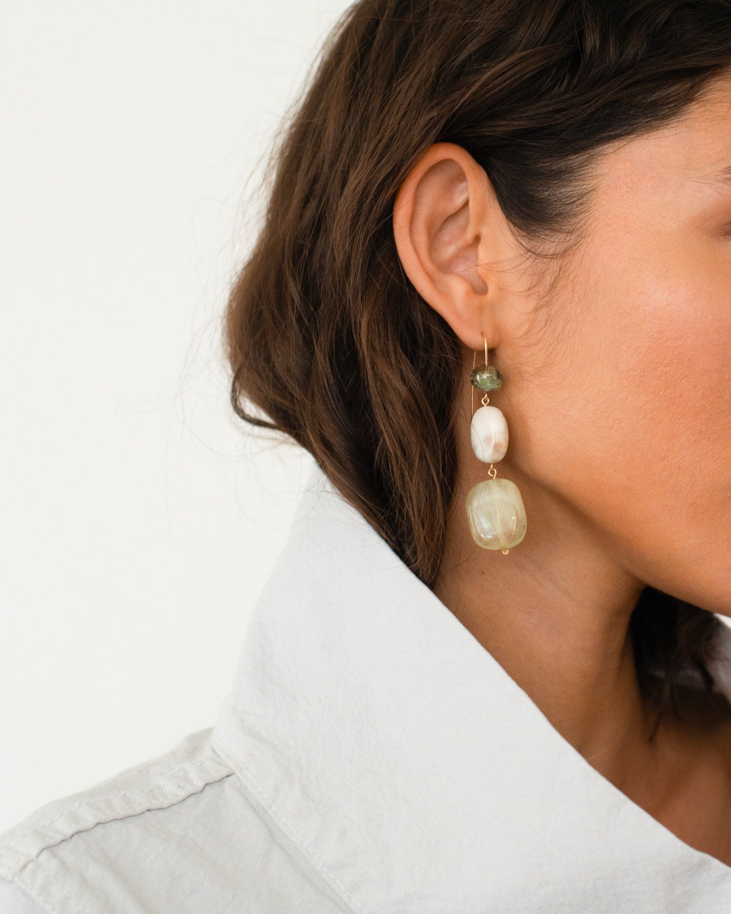 Cascade Earrings with Incense Design