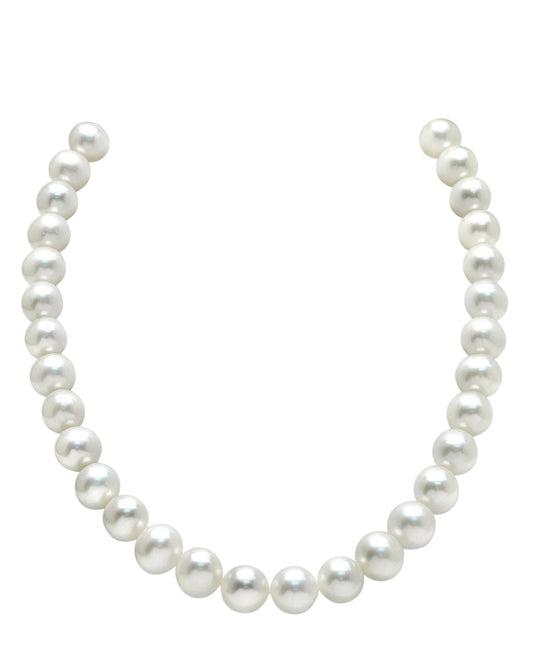 White Freshwater Pearl Necklace in AAAA Quality 4