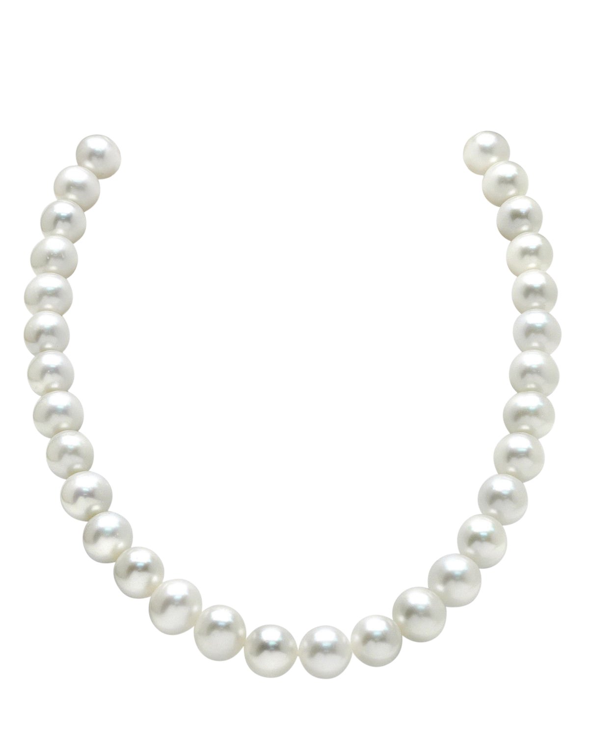 White Freshwater Pearl Necklace with AAA Quality Pearls 2