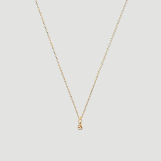 Birthstone Necklace in 14k for All Months