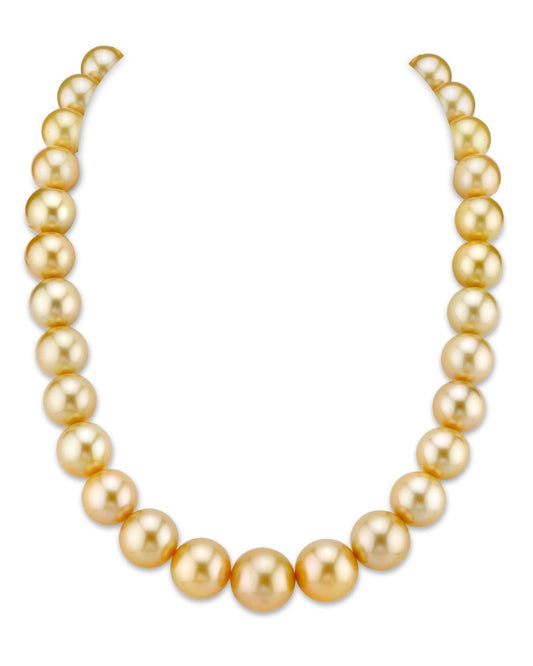 South Sea Pearl Necklace in Gold with AAAA Quality