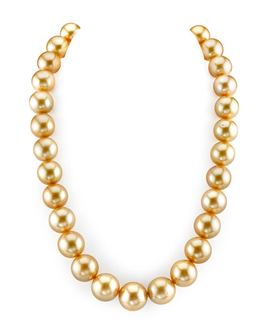 Golden South Sea Pearl Necklace in AAA Quality 1