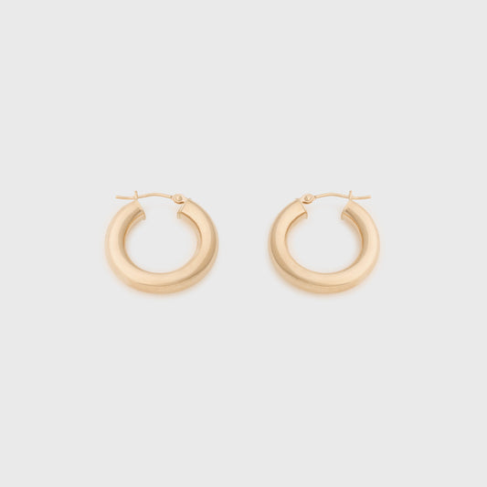 14k Gold Sophie Hoop Earrings 20mm