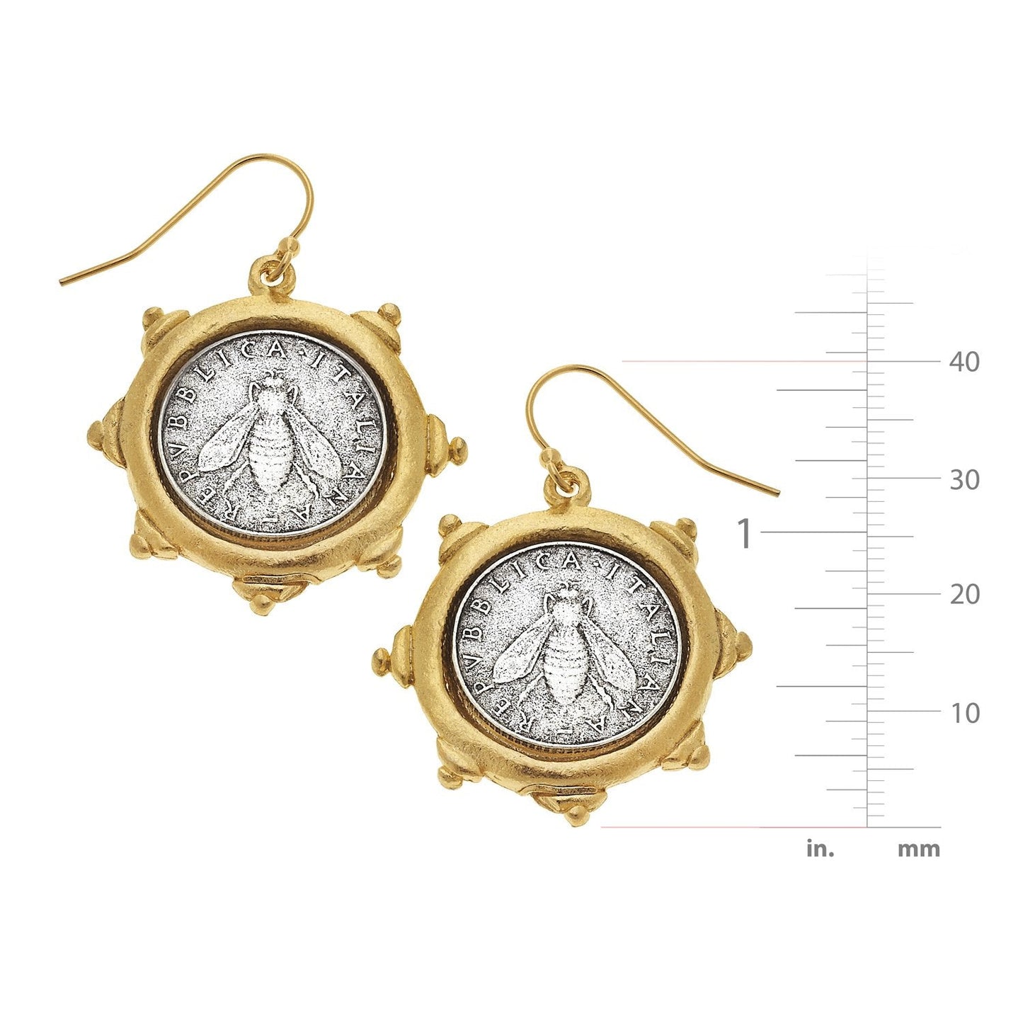 Coin Earrings in Elegant Design