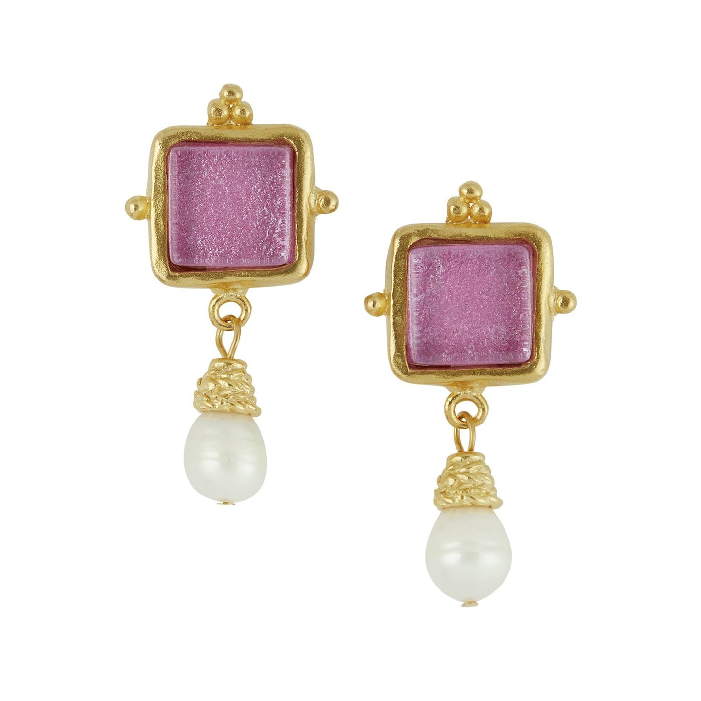 Pearl Drop Earrings in Elegant Style Design