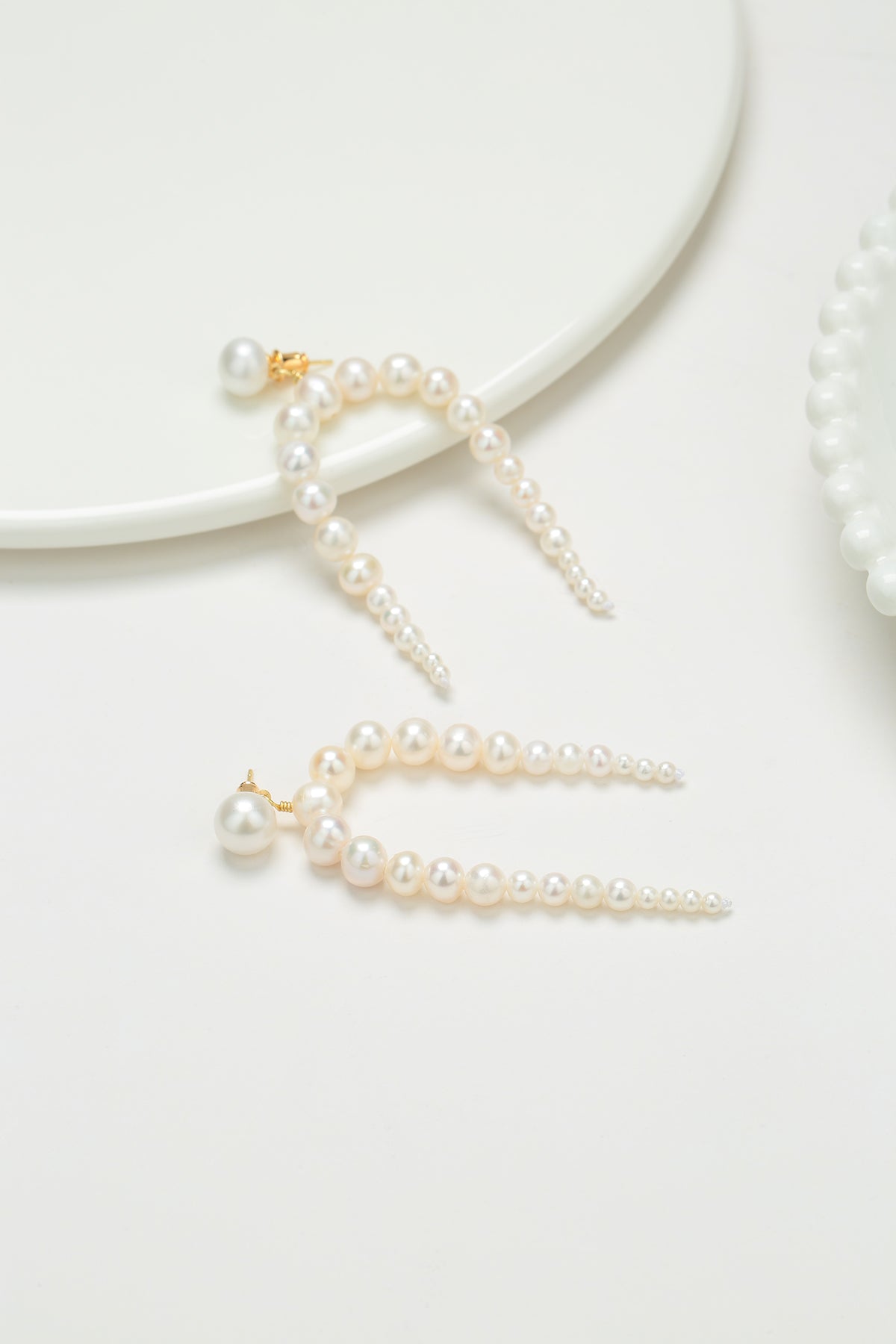 Elegant Freshwater Pearl Drop Earrings 1