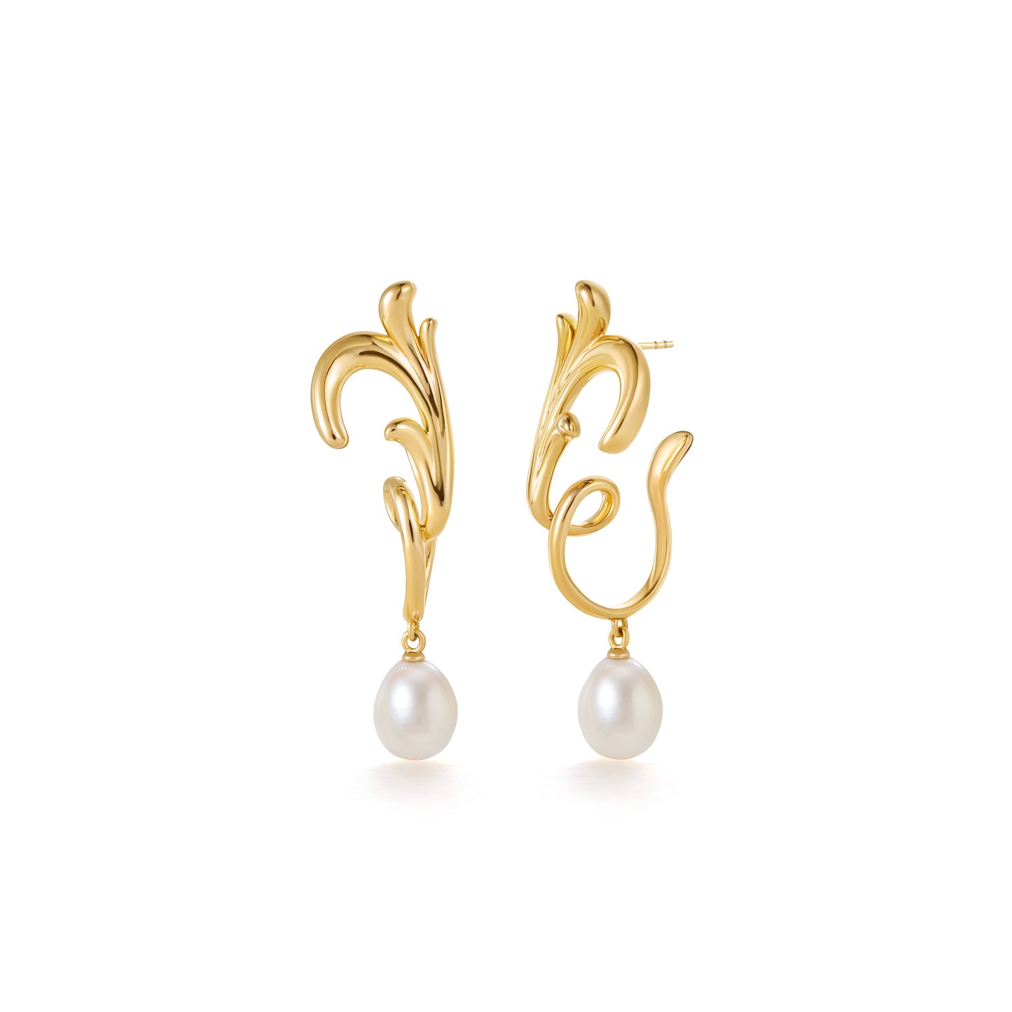 Elegant Ionian Style Earrings in Silver