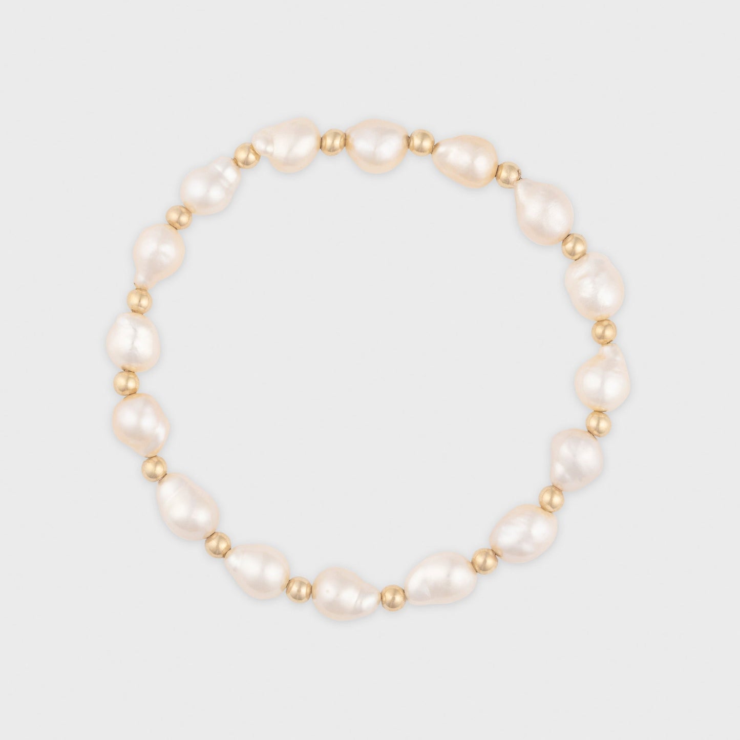 Elegant Baroque Pearl Bracelet for Everyday Wear