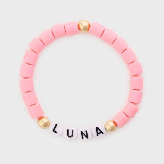 Personalized Pink Bracelet for Stylish Wear