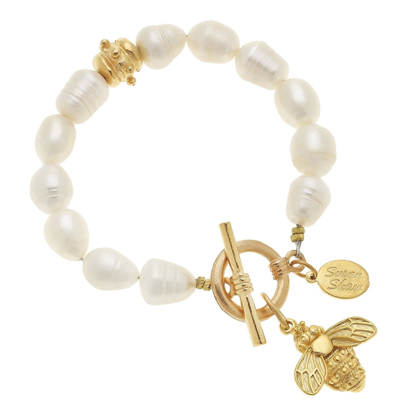 Elegant Honey Pearl Bracelet for Women