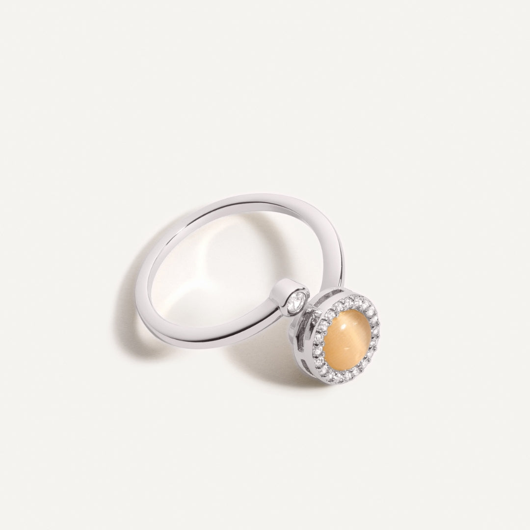 Moonstone Ring for Meditation and Relaxation