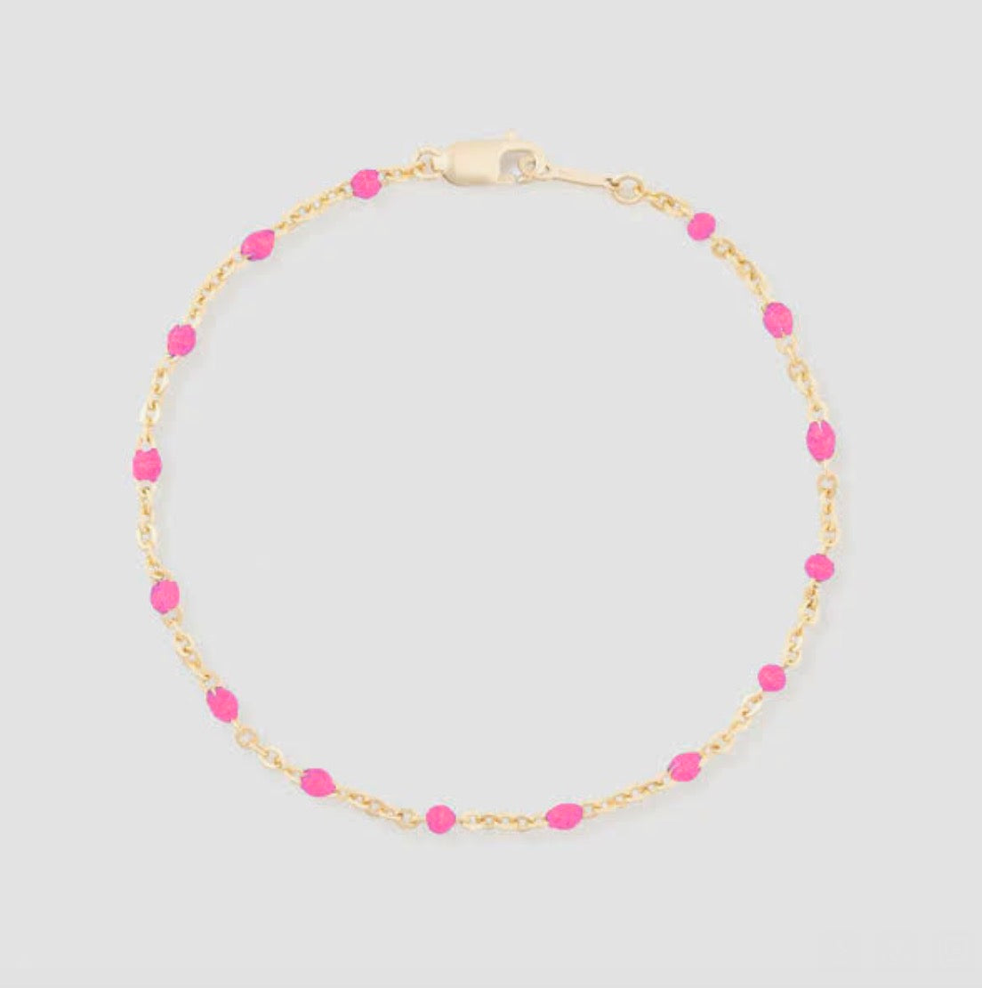 Pink Daisy Beaded Bracelet for Women