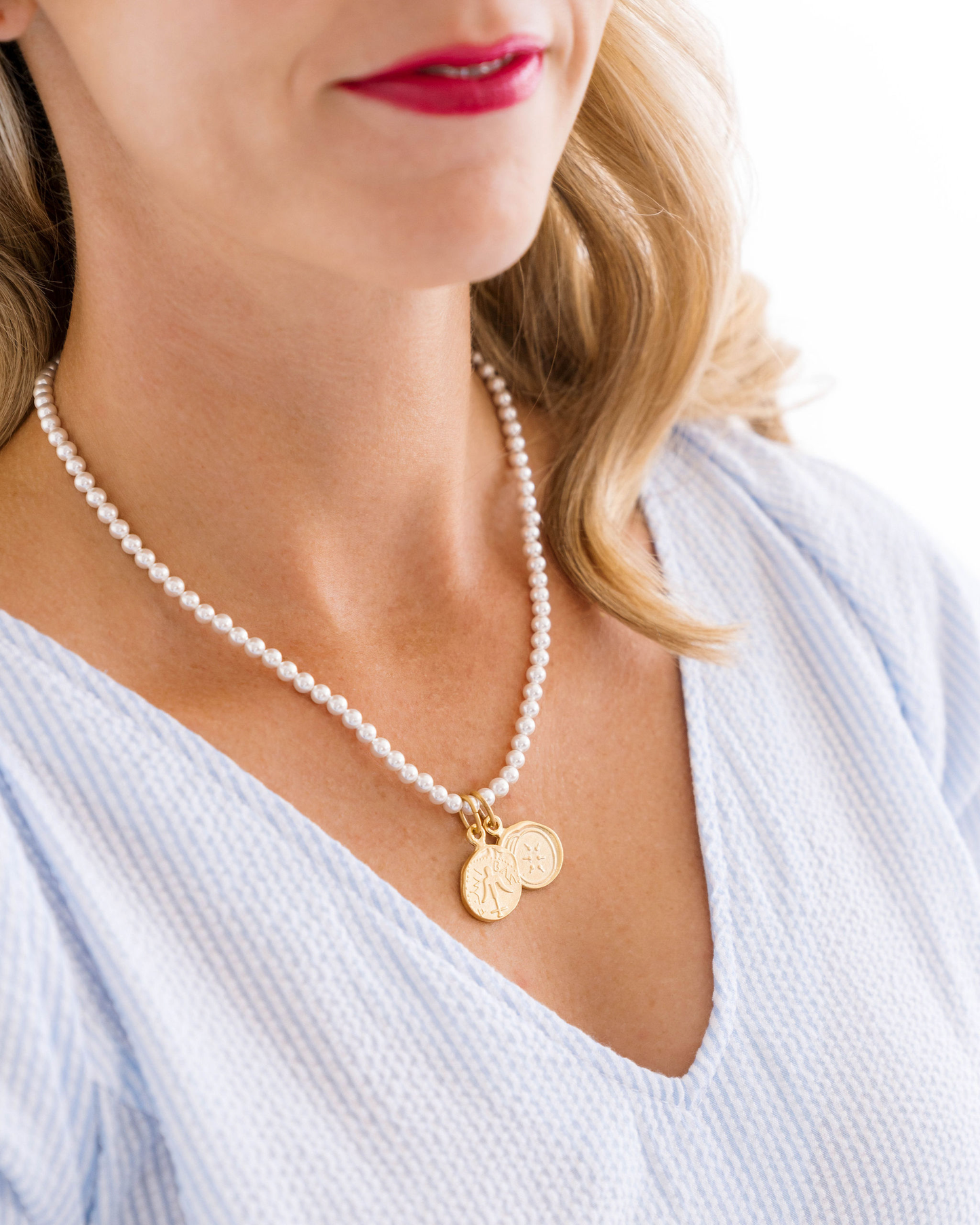 Pearl Necklace in Widows Mite Style