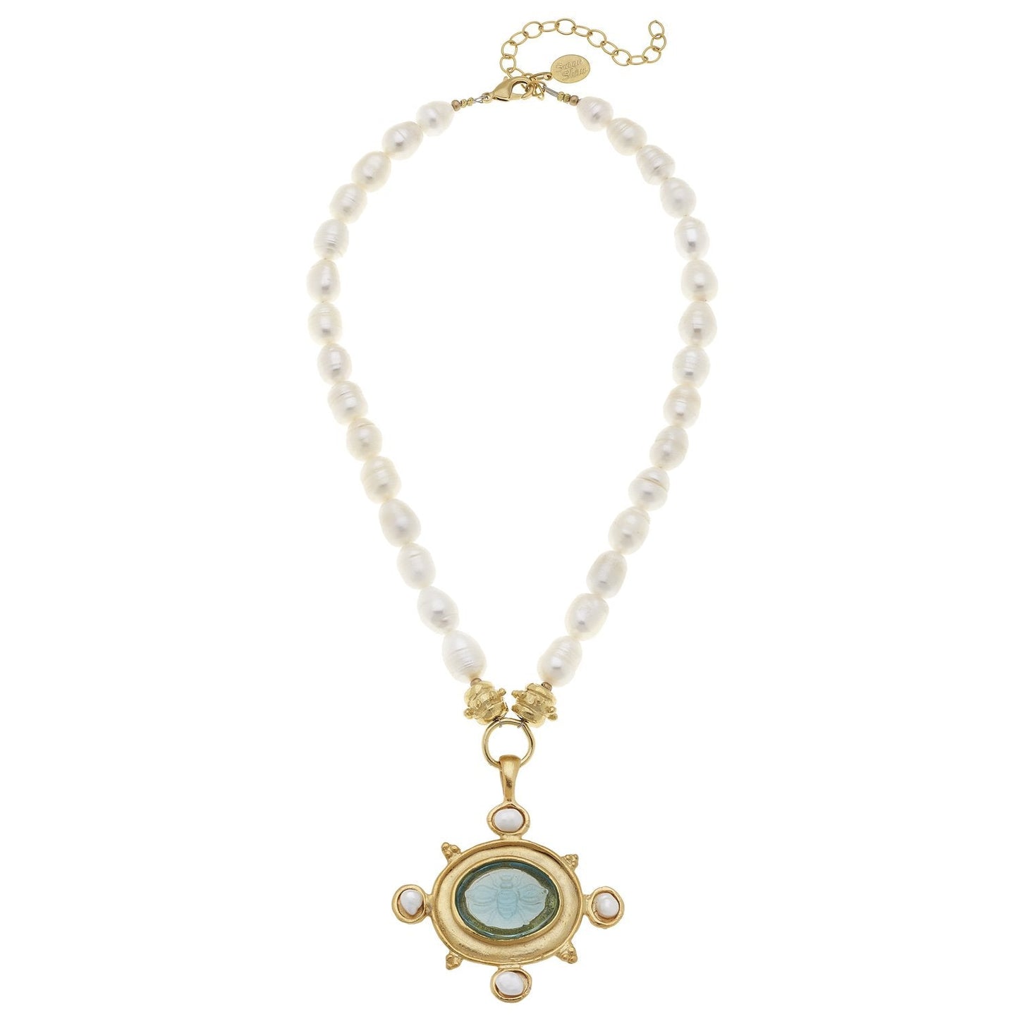 Venetian Glass Necklace with Elegant Design