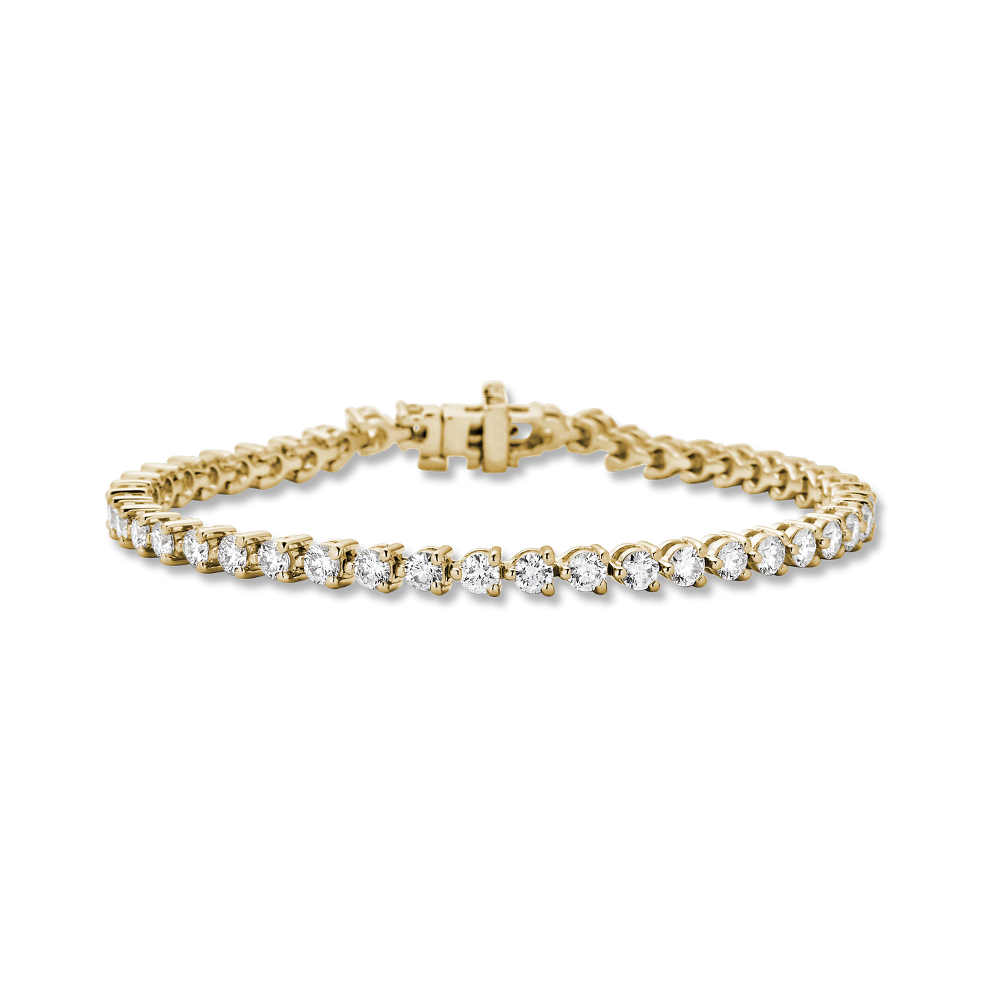 Lab-Created Tennis Bracelet with 4-5 Carat Weight