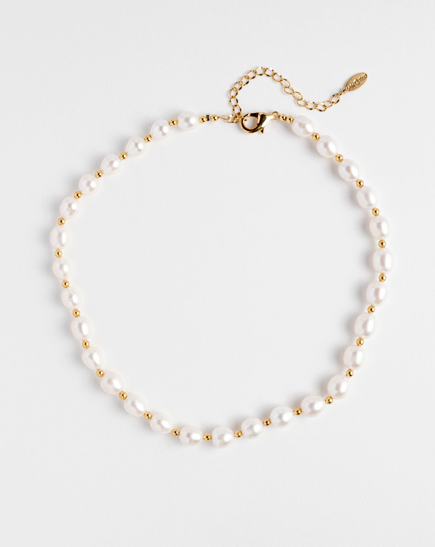 Nugget Style Pearl Necklace in Elegant Design