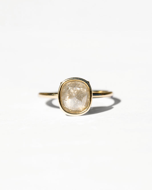 14K Gold Diamond Floating Ring Design