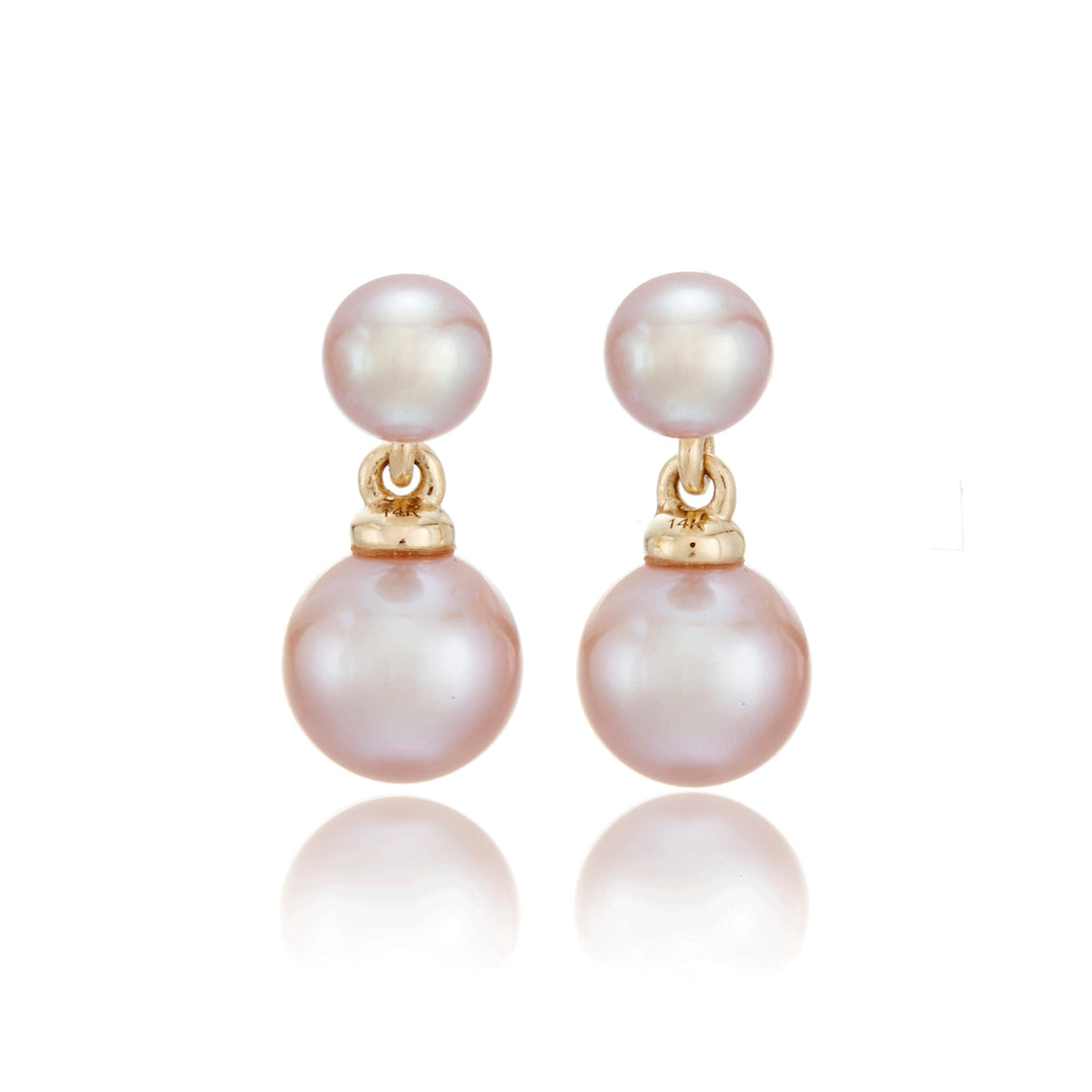 Pink Pearl Earrings for Elegant Style