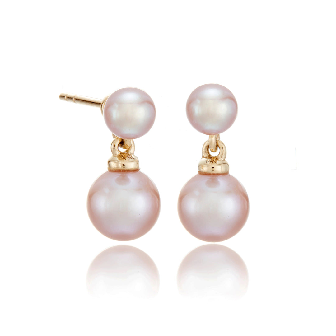 Pink Pearl Earrings for Elegant Style