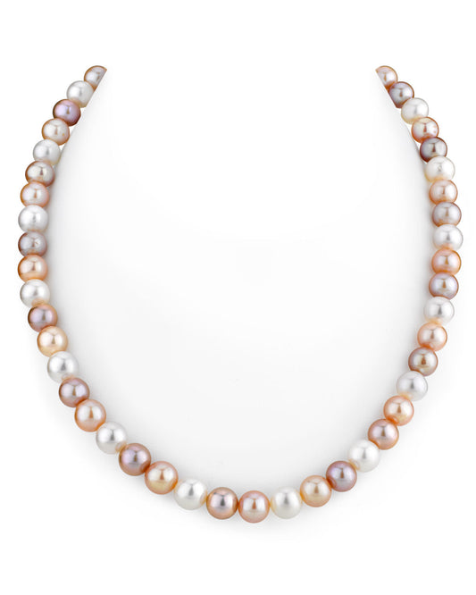 Multicolor Freshwater Pearl Necklace 8.0-8.5mm