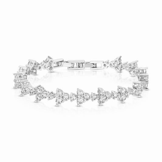 Silver Tennis Bracelet for Everyday Wear