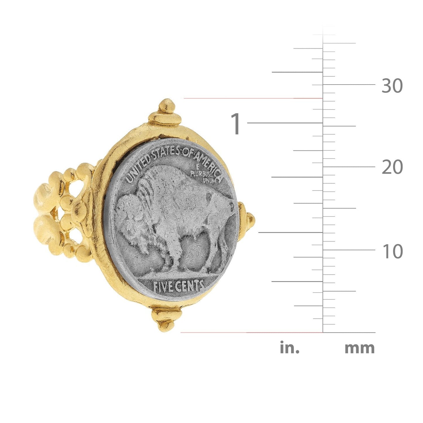 Buffalo Nickel Silver Ring Design