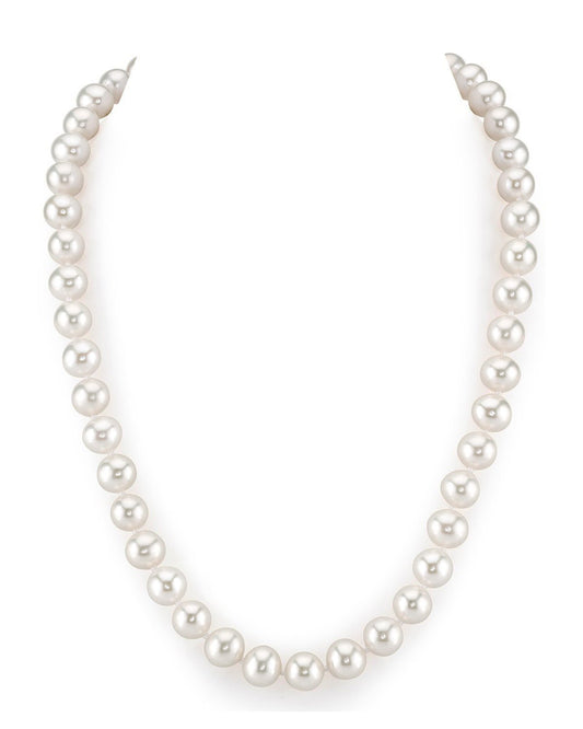 White Freshwater Pearl Necklace in AAAA Quality 3