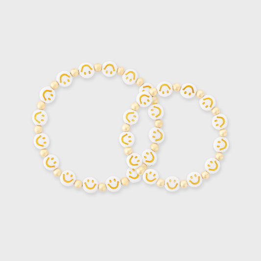 Matching Smiley Bracelets for Moms and Kids