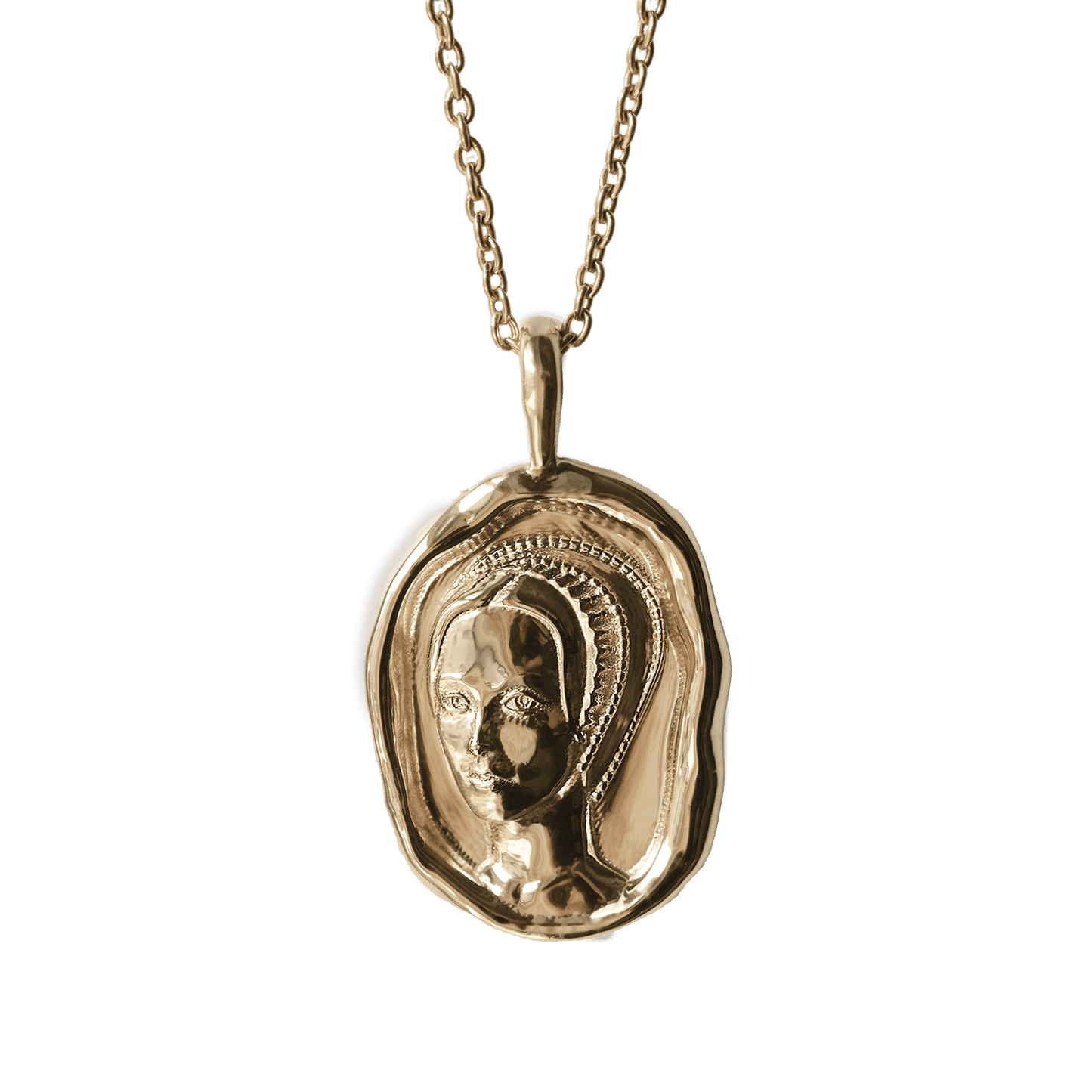 Molten Gold Pendant Necklace for Women 1