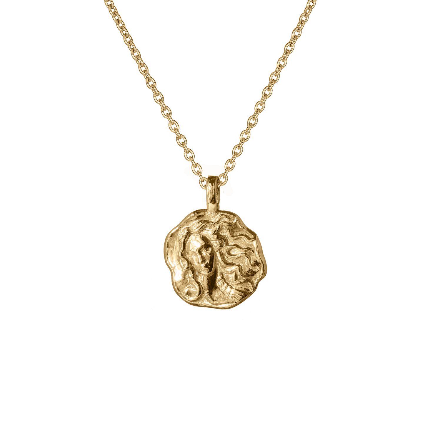 Mini Medallion Pendant Necklace in Unique Design