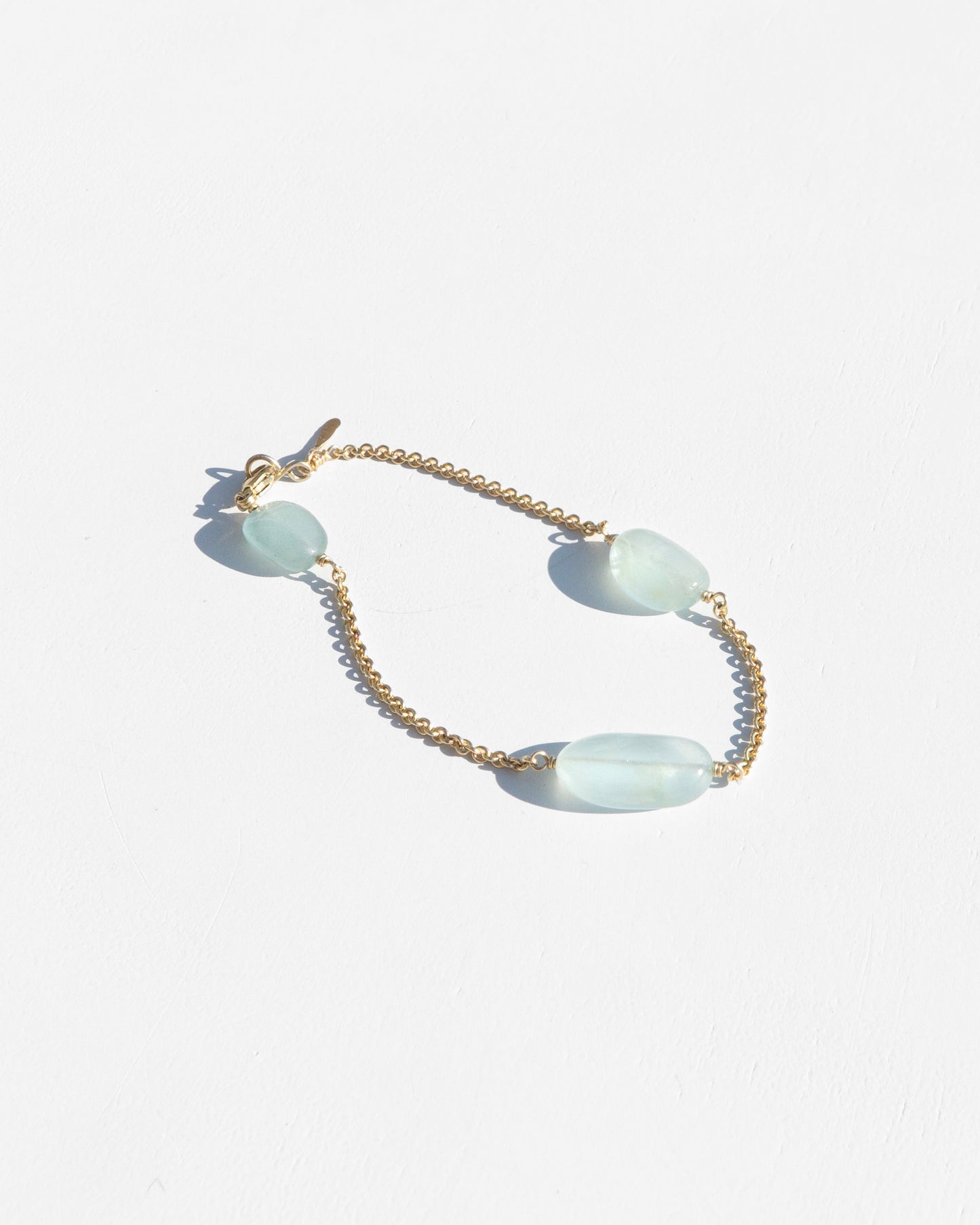 14K Gold Verre Chain Bracelet