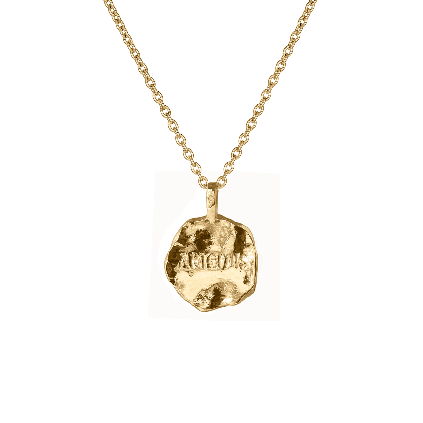 Molten Mini Medallion Pendant Necklace