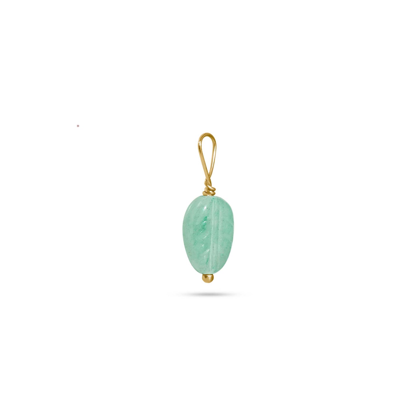 Aventurine Baby Kale Charm Design