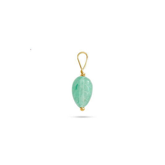 Aventurine Baby Kale Charm Design