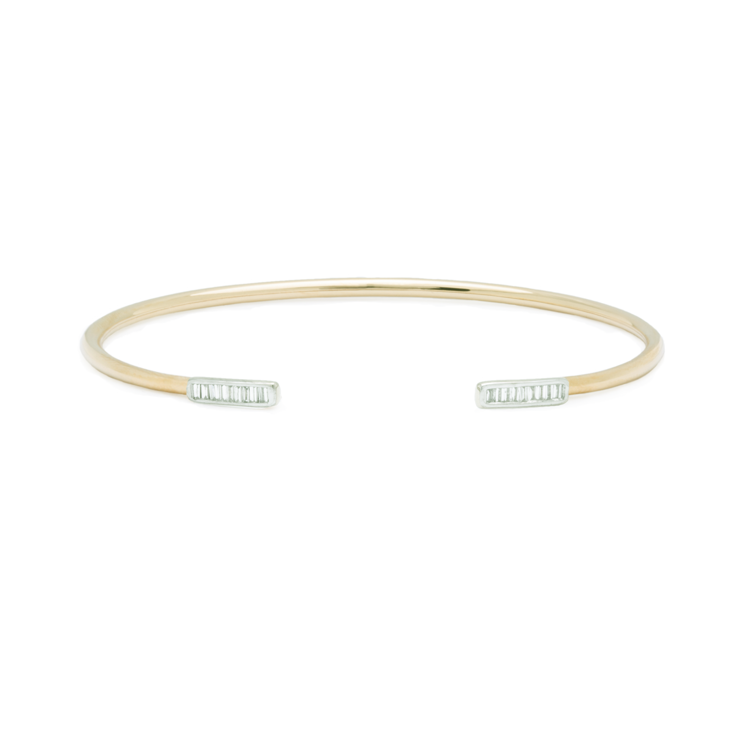 Baguette Diamond Cuff Bracelet in Elegant Design