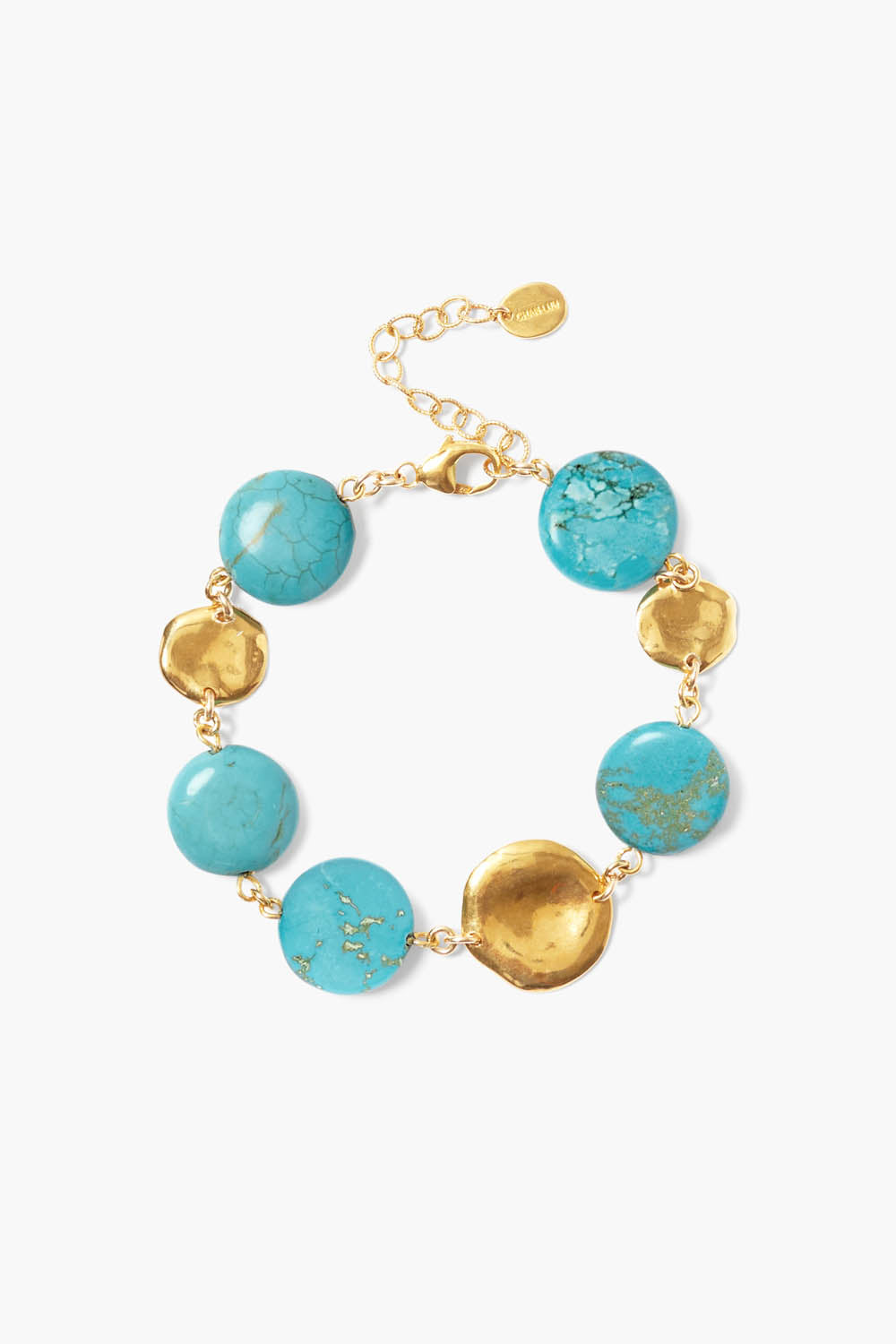 Turquoise Coin Bracelet for Stylish Accessory