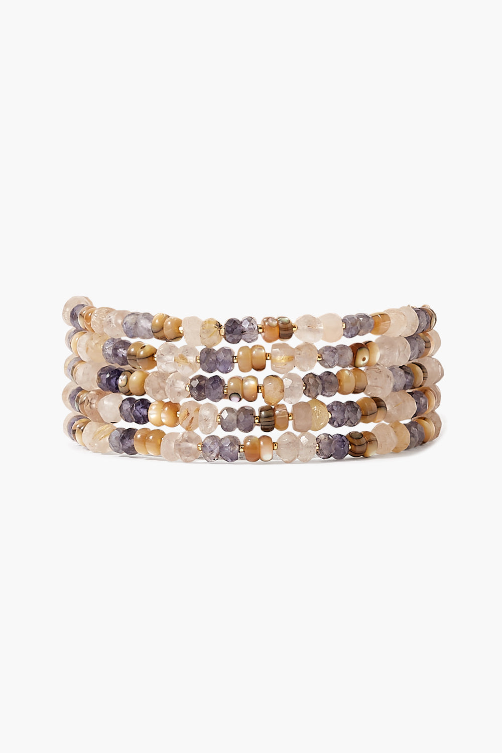 Iolite Naked Wrap Bracelet for Stylish Wear