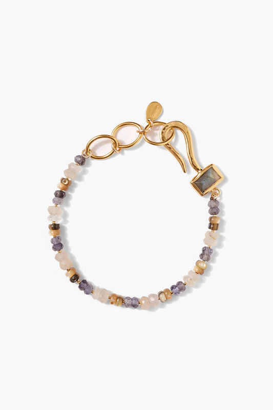 Iolite Hook Bracelet in Stylish Design